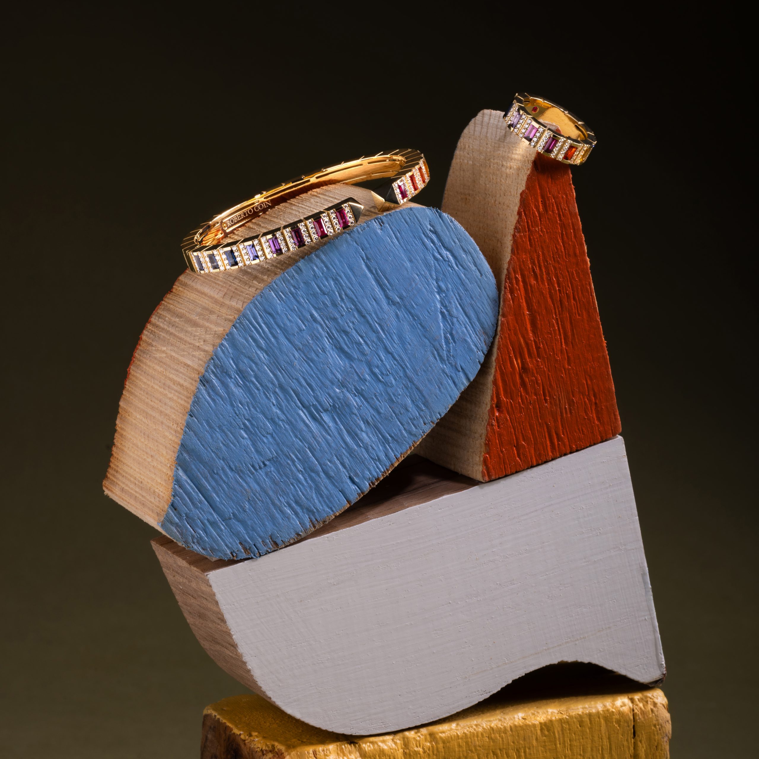 SAUVAGE PRIVÉ BANGLE WITH DIAMONDS AND SAPPHIRES - Image 5