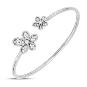 JASMINE BANGLE WITH DIAMONDS