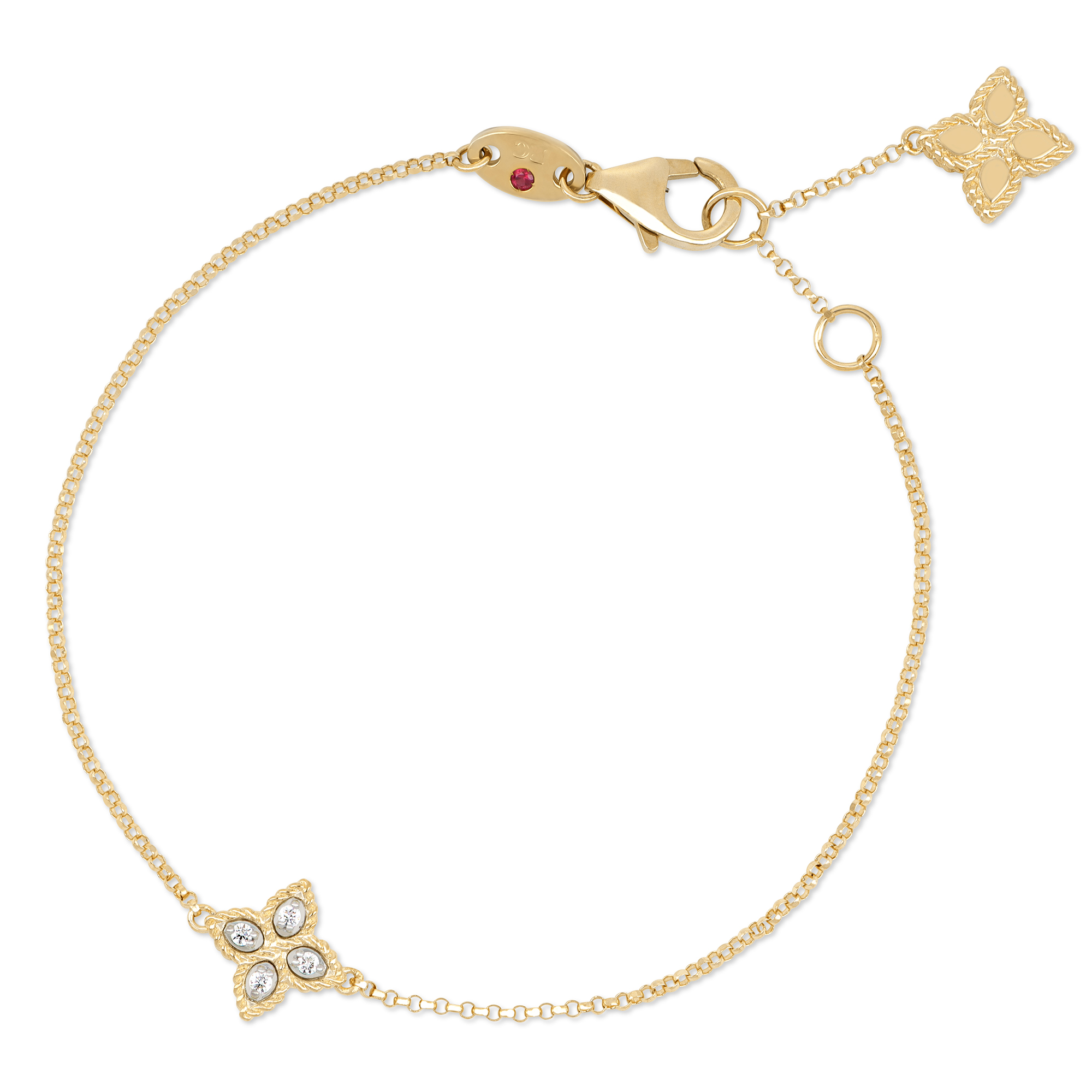 PRINCESS FLOWER BRACELET WITH DIAMONDS