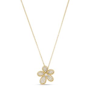 JASMINE NECKLACE WITH DIAMONDS