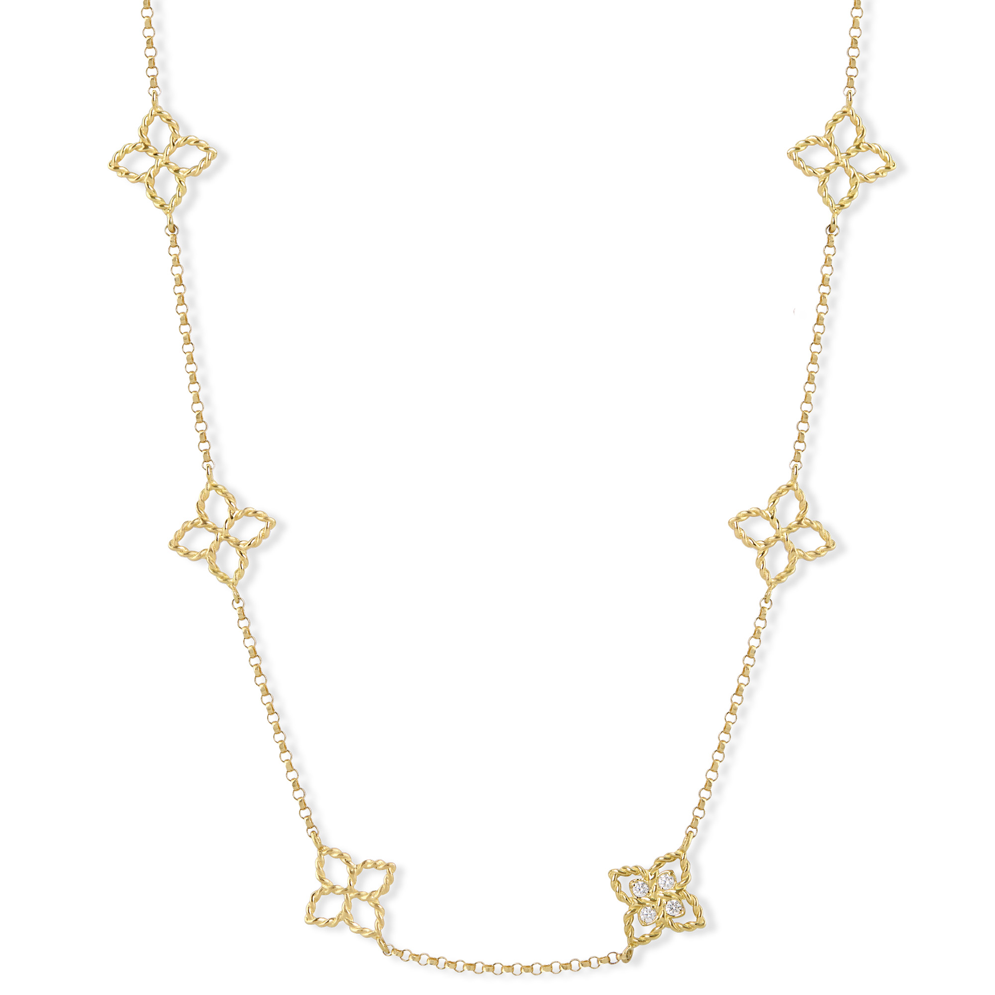 PRINCESS FLOWER NECKLACE FOR CAROUSEL WITH DIAMONDS - Image 3