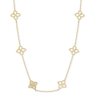 PRINCESS FLOWER NECKLACE FOR CAROUSEL WITH DIAMONDS