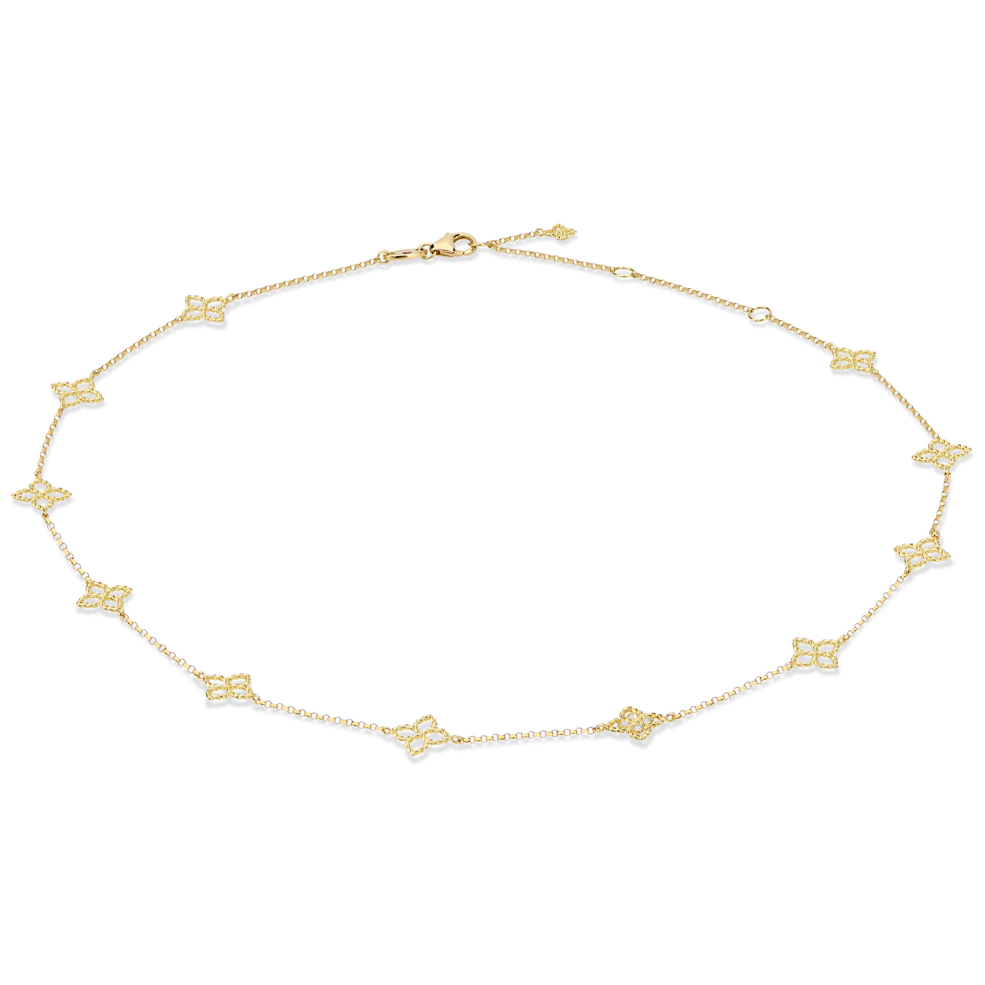 PRINCESS FLOWER NECKLACE FOR CAROUSEL WITH DIAMONDS - Image 2