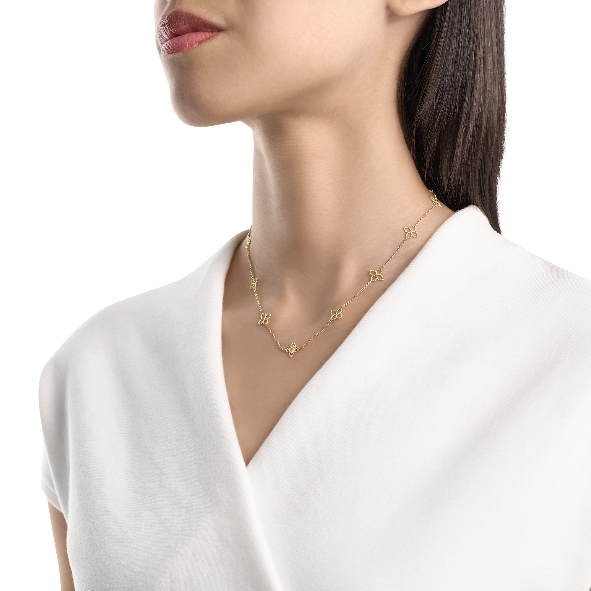 PRINCESS FLOWER NECKLACE FOR CAROUSEL WITH DIAMONDS - Image 4