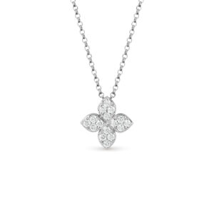 PRINCESS FLOWER NECKLACE FOR CAROUSEL WITH DIAMONDS