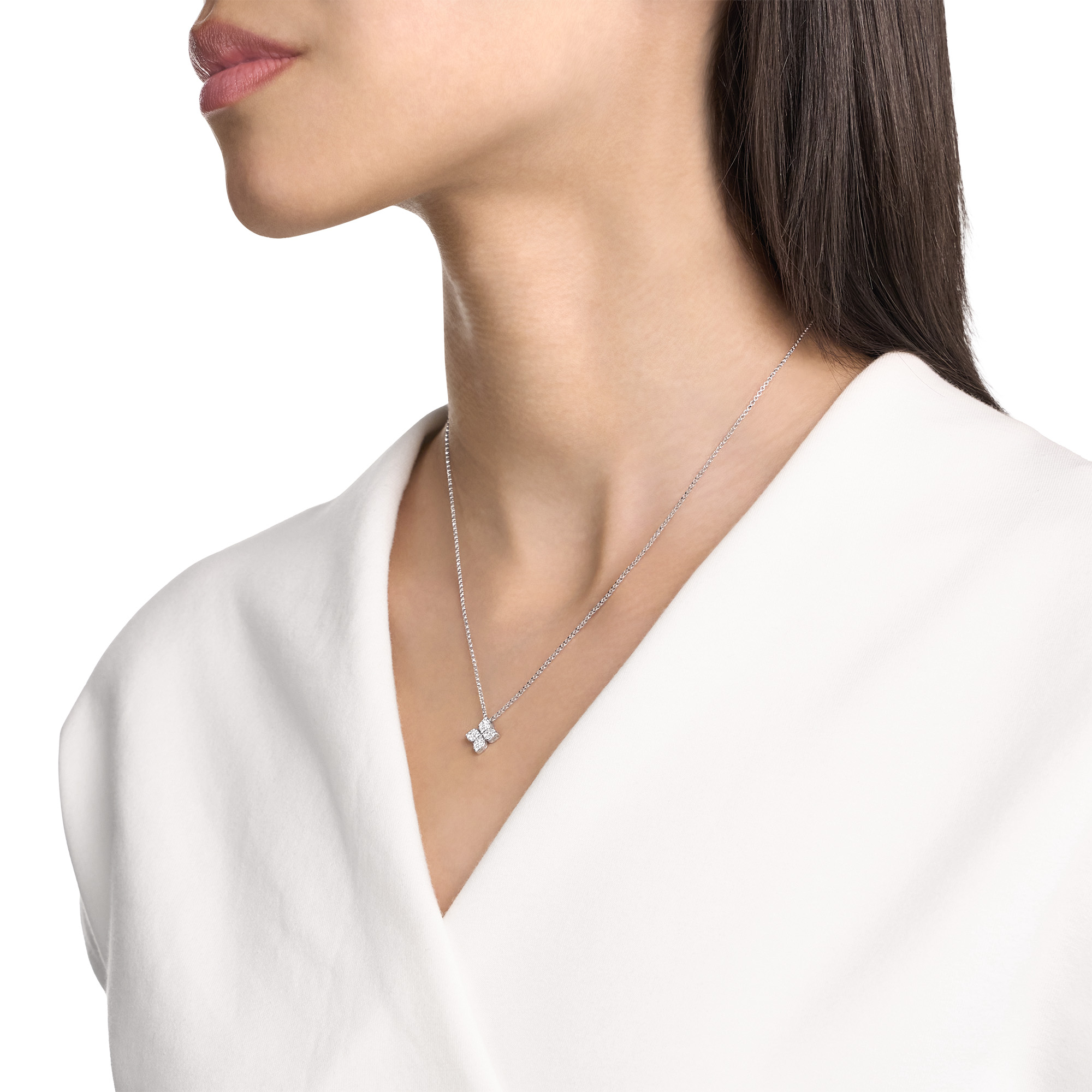 PRINCESS FLOWER NECKLACE FOR CAROUSEL WITH DIAMONDS - Image 4