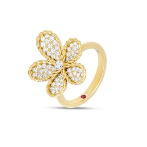 JASMINE RING WITH DIAMONDS