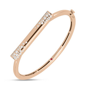 DOMINO BANGLE WITH DIAMONDS