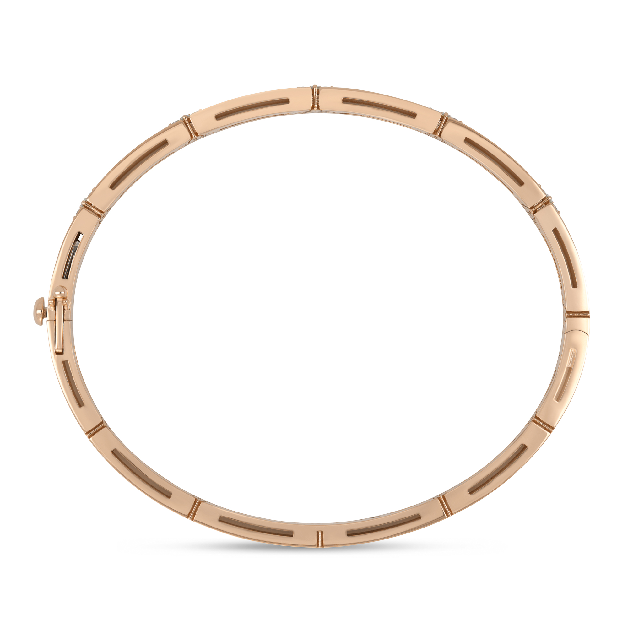 LOVE IN VERONA BANGLE WITH BLACK ENAMEL AND DIAMONDS - Image 3