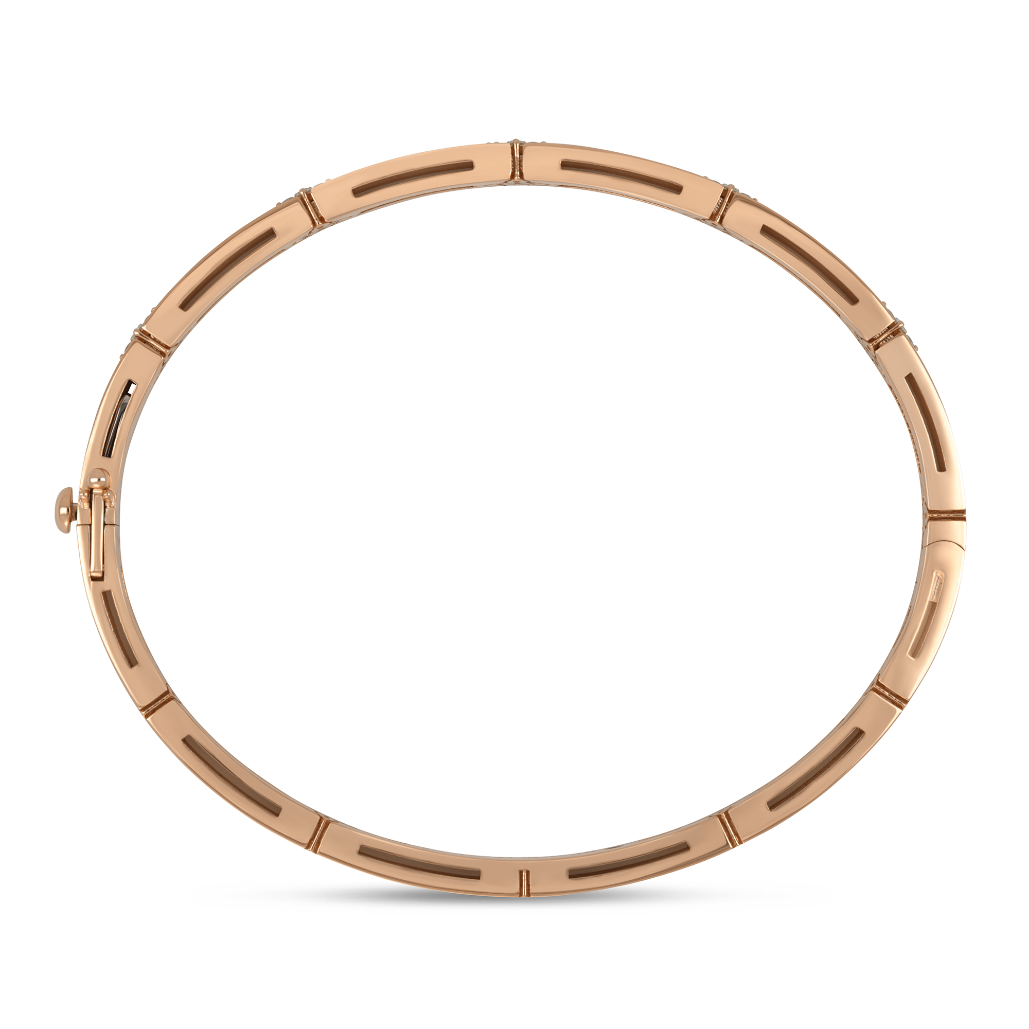 LOVE IN VERONA BANGLE WITH TURQUOISE ENAMEL AND DIAMONDS - Image 3