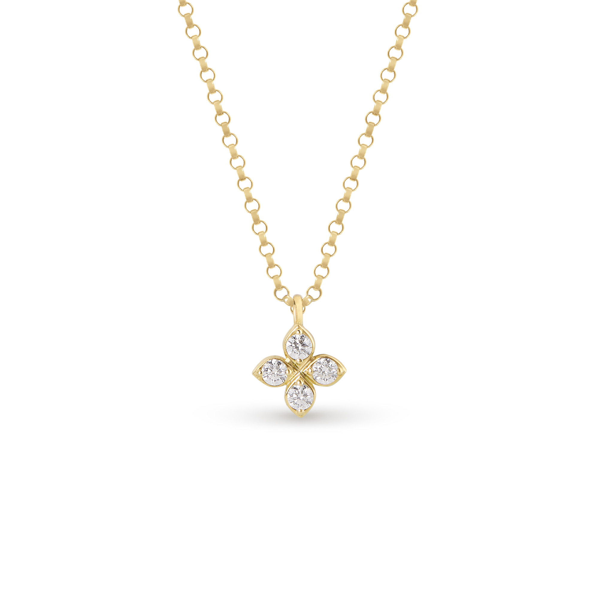 PRINCESS FLOWER NECKLACE FOR CAROUSEL WITH DIAMONDS