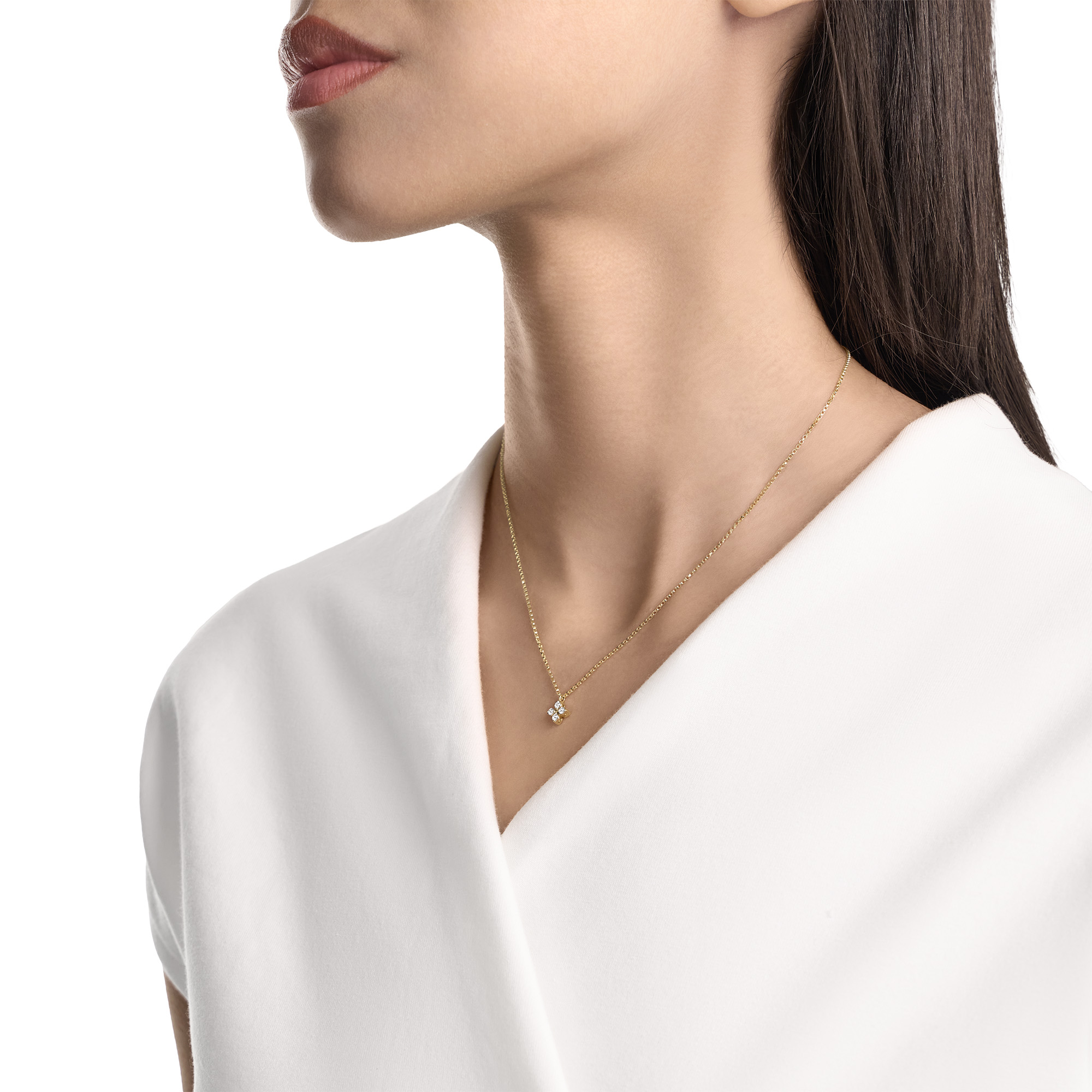 PRINCESS FLOWER NECKLACE FOR CAROUSEL WITH DIAMONDS - Image 4