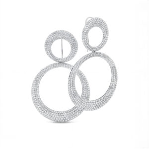SCALARE EARRINGS WITH DIAMONDS