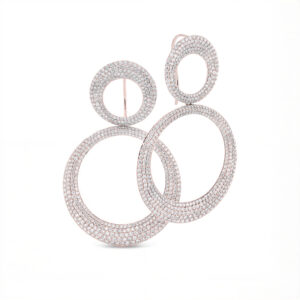 SCALARE EARRINGS WITH DIAMONDS