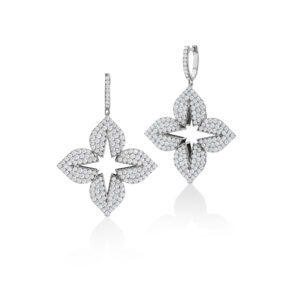PRINCESS STAR EARRINGS WITH DIAMONDS