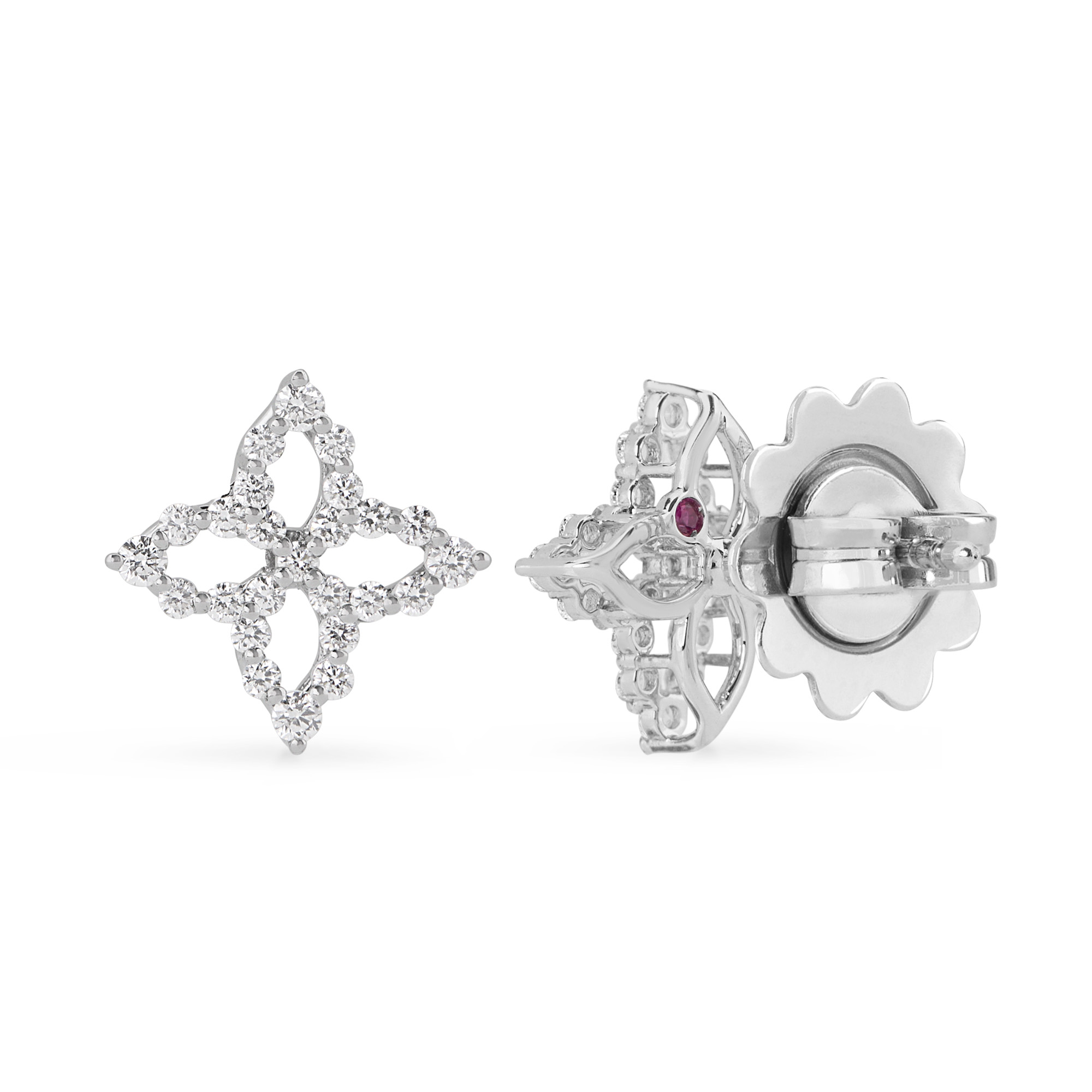 DIAMOND PRINCESS EARRINGS FOR CAROUSEL WITH DIAMONDS - Image 2