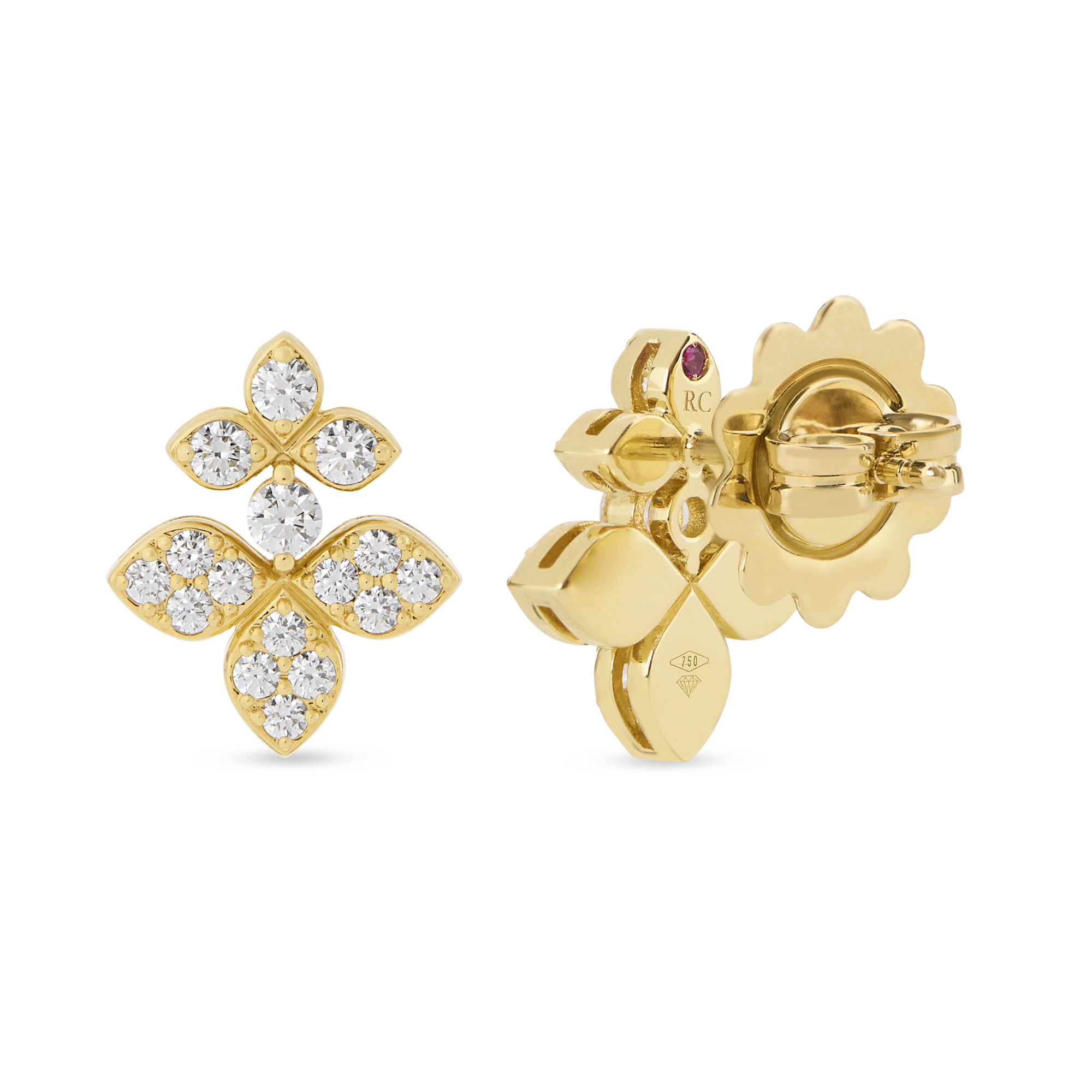 LOVE IN VERONA EARRINGS FOR CAROUSEL WITH DIAMONDS - Image 2