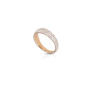 SCALARE RING WITH DIAMONDS