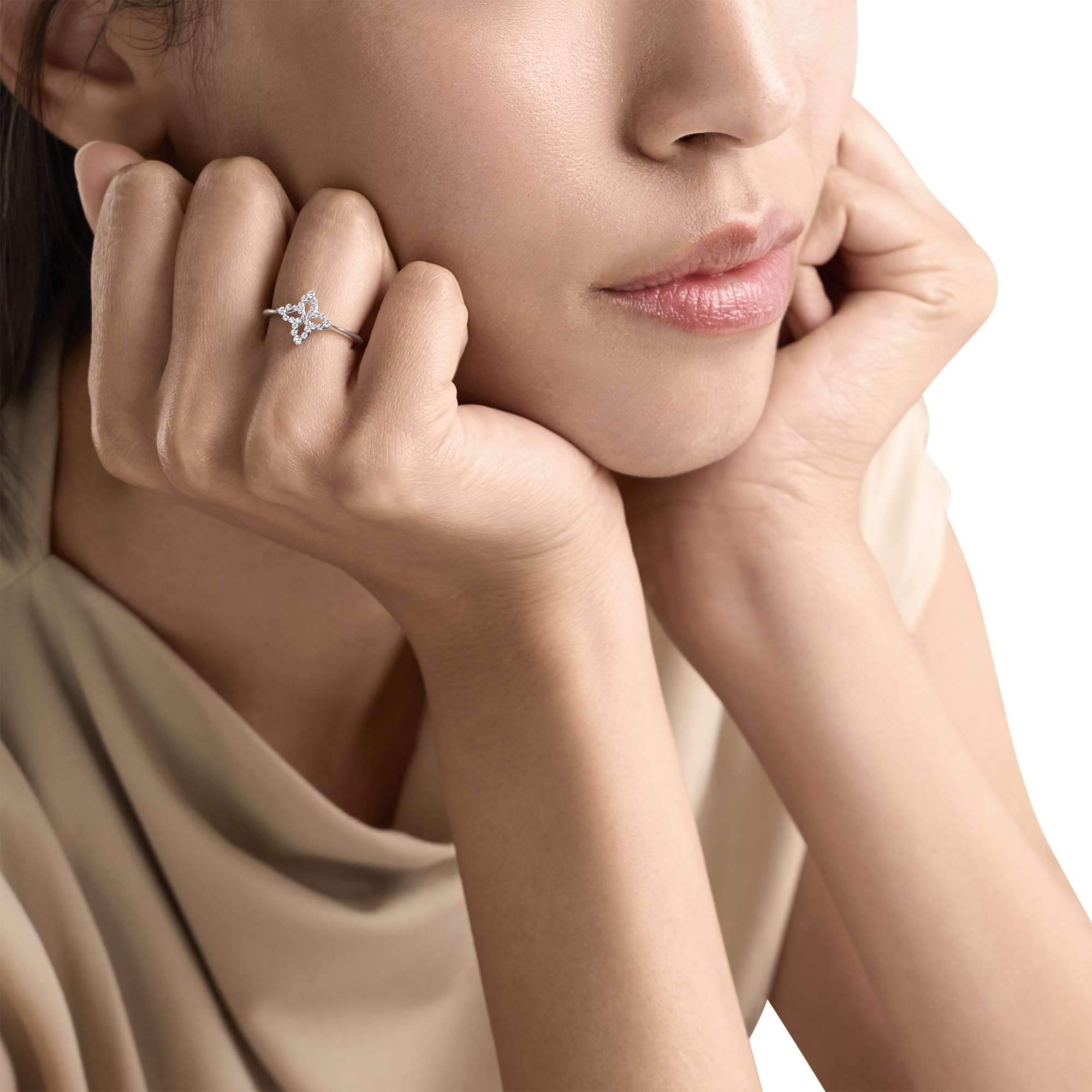 DIAMOND PRINCESS RING FOR CAROUSEL WITH DIAMONDS - Image 4