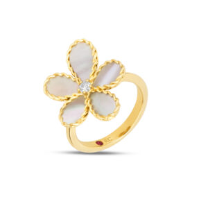 JASMINE RING WITH MOTHER OF PEARL DIAMONDS