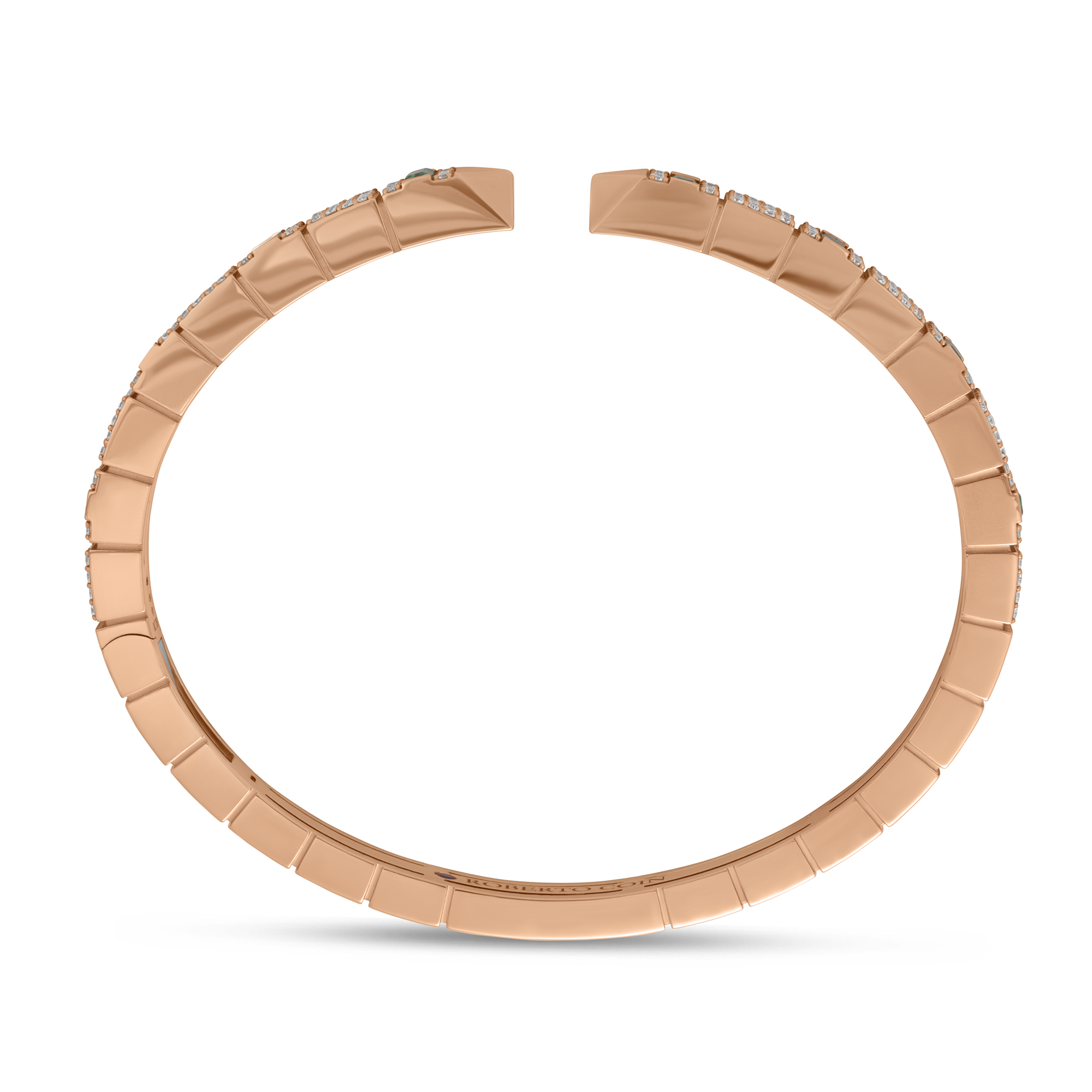 SAUVAGE PRIVÉ BANGLE WITH DIAMONDS AND GREEN TOURMALINE - Image 2