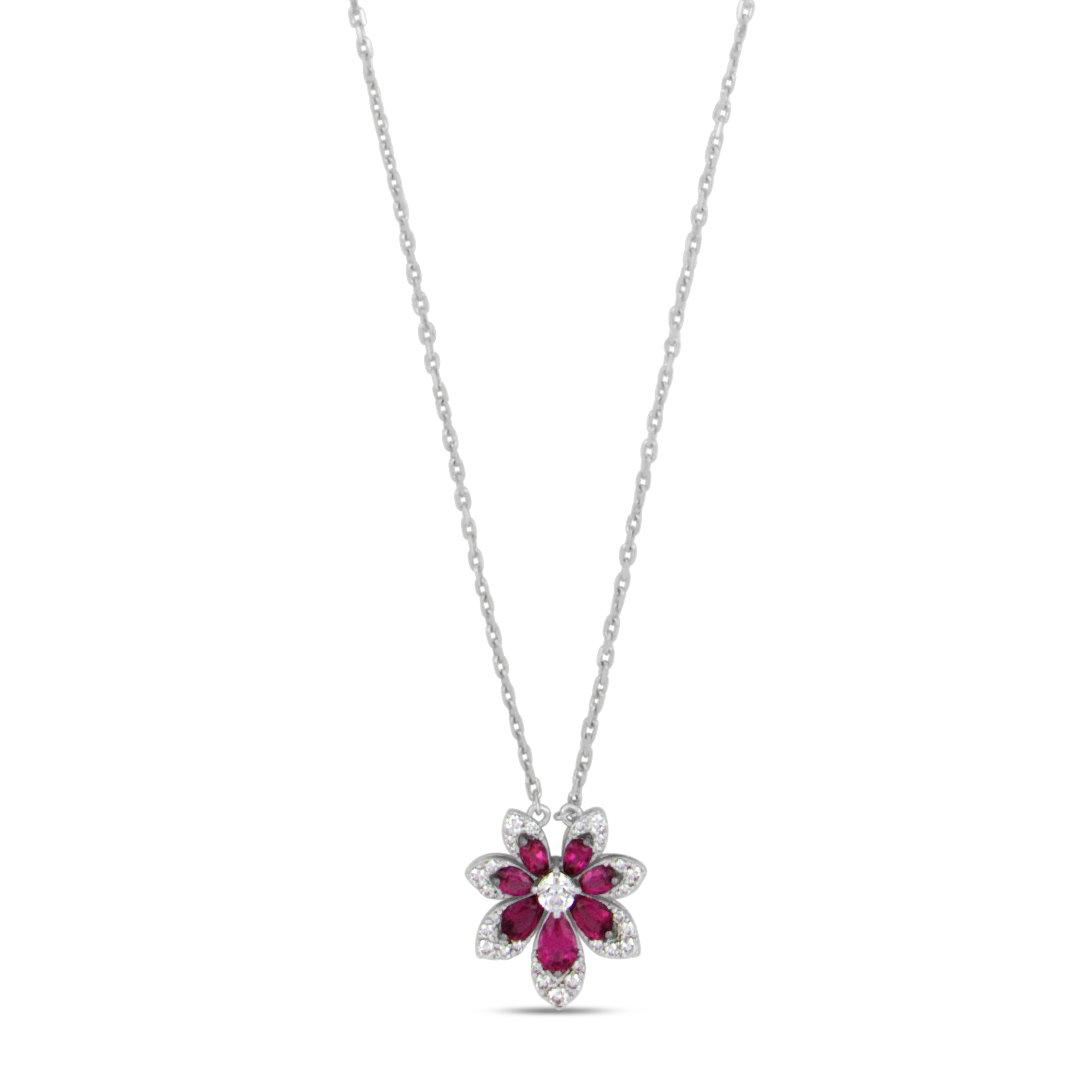 TIARÈ NECKLACE WITH RUBELLITE AND DIAMONDS