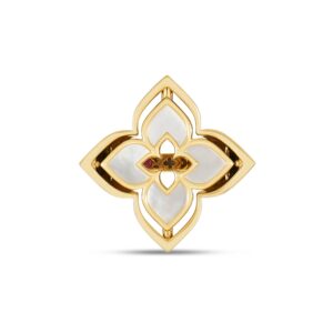 VENETIAN PRINCESS RING WITH DIAMONDS AND MOTHER OF PEARL