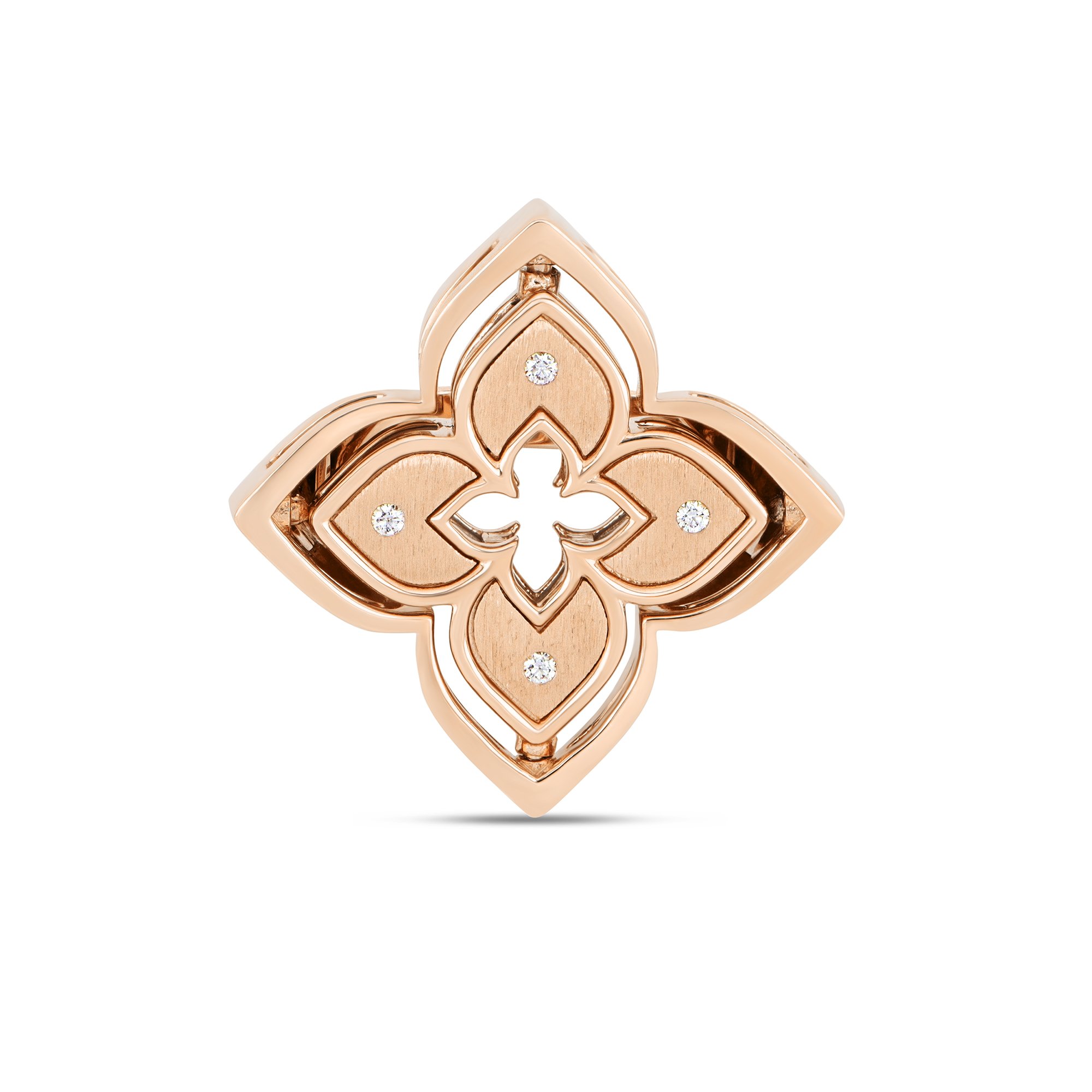 VENETIAN PRINCESS RING WITH DIAMONDS AND CHRYSOPHASE - Image 4