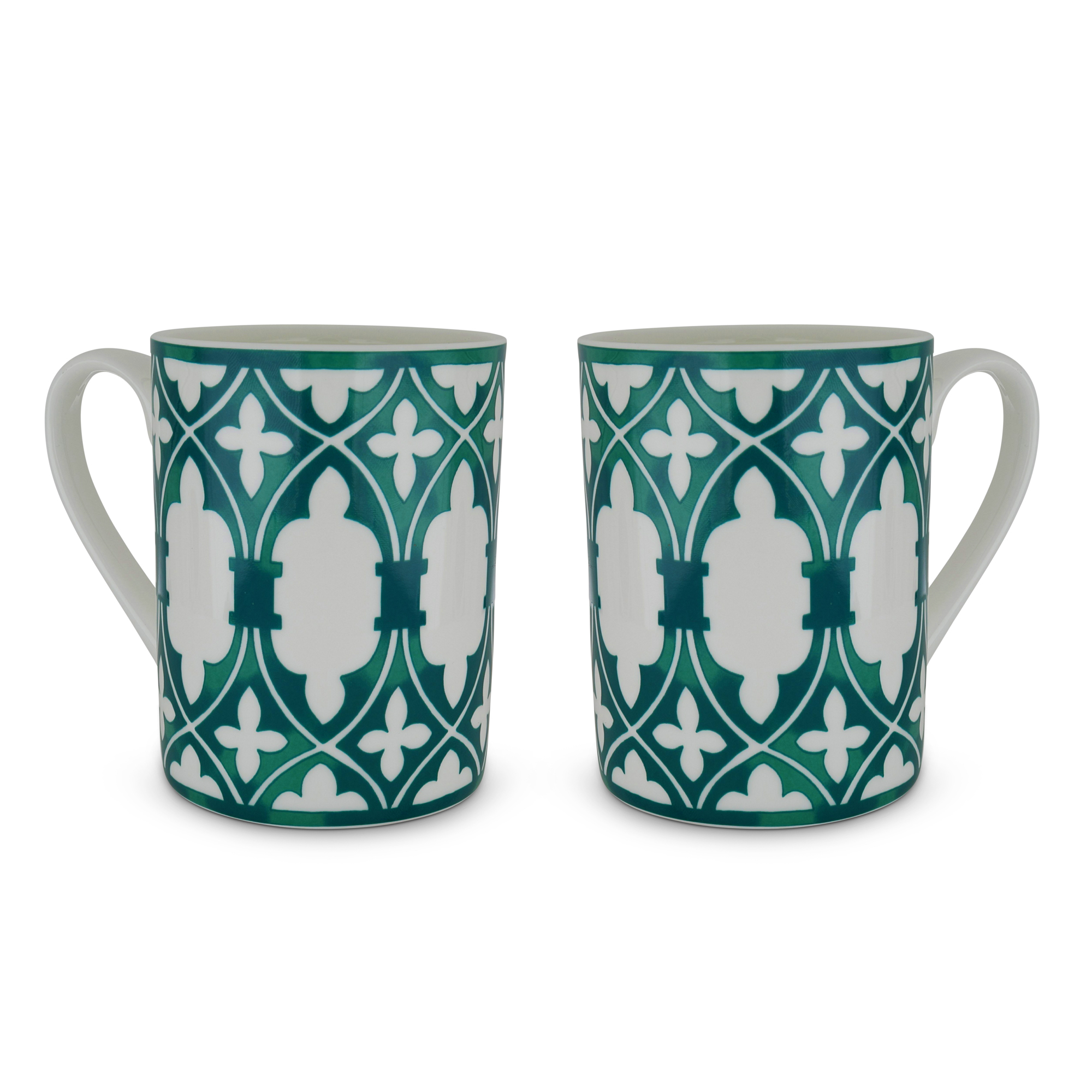 MUG IN BONE CHINA, SET OF TWO