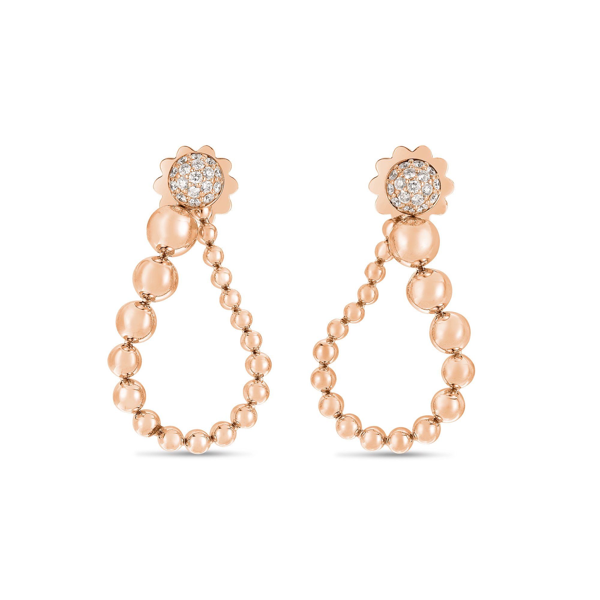 ART DECO EARRINGS WITH DIAMONDS - Image 3