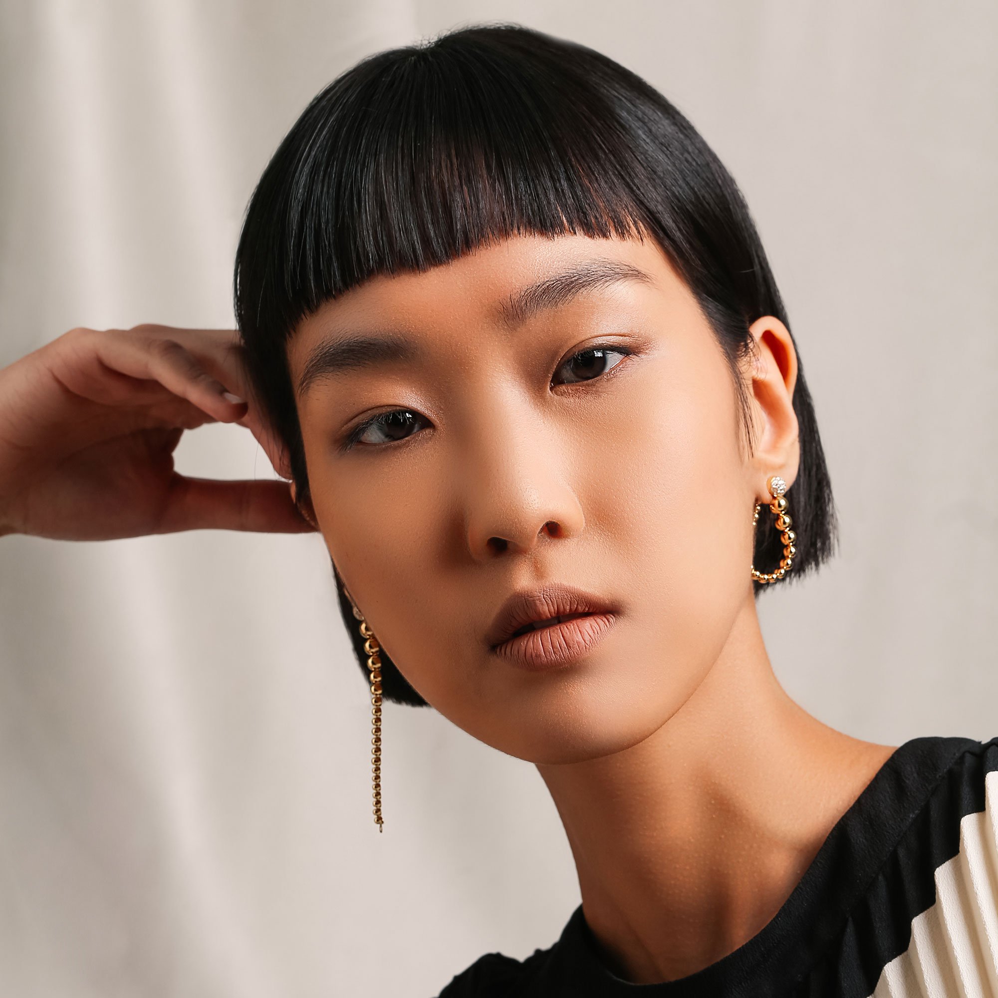 ART DECO EARRINGS WITH DIAMONDS - Image 2