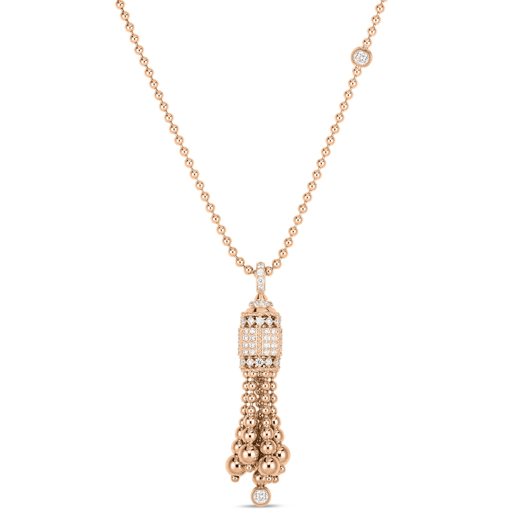 ART DECO NECKLACE WITH DIAMONDS