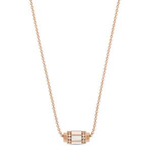 ART DECO NECKLACE WITH MOTHER OF PEARL AND DIAMONDS