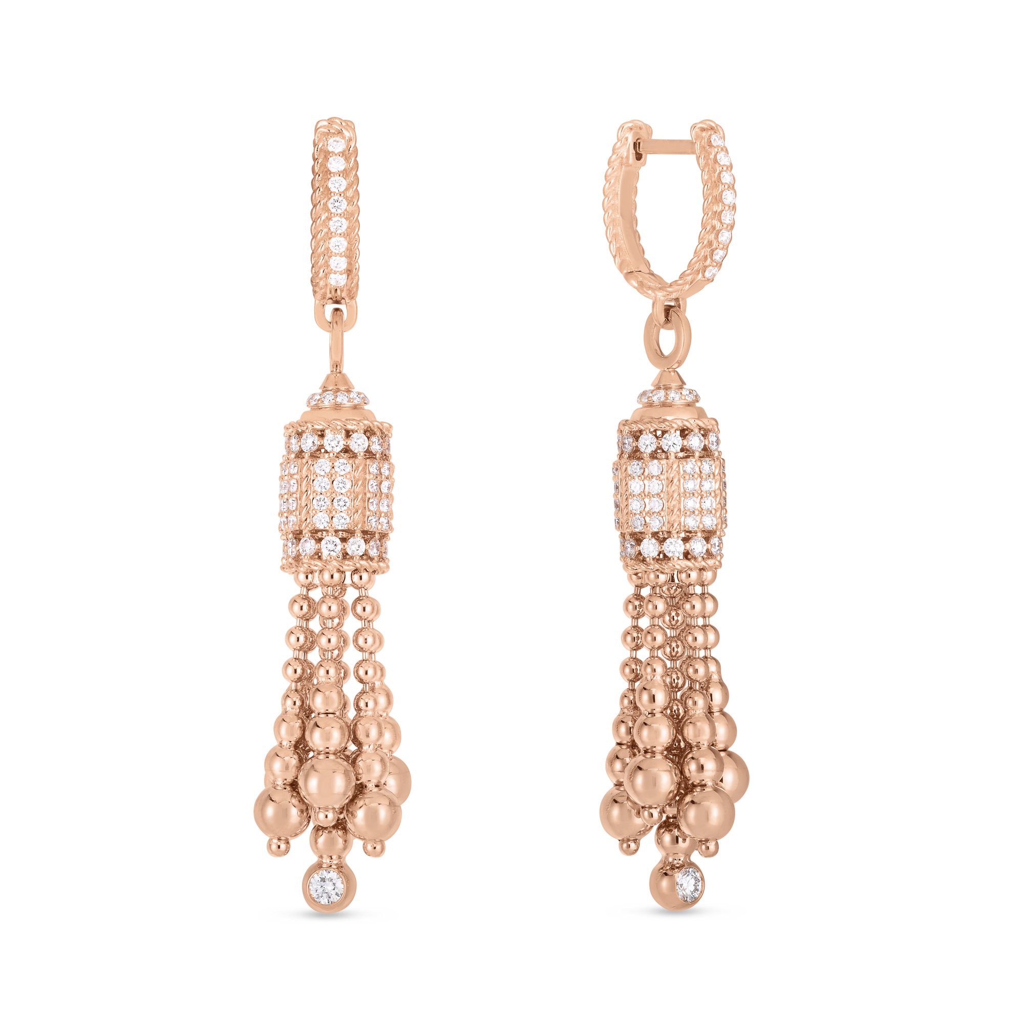 ART DECO EARRINGS WITH DIAMONDS
