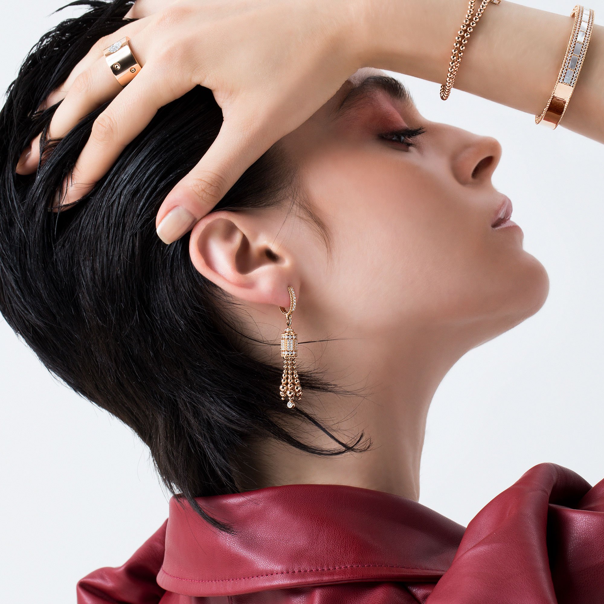 ART DECO EARRINGS WITH DIAMONDS - Image 2