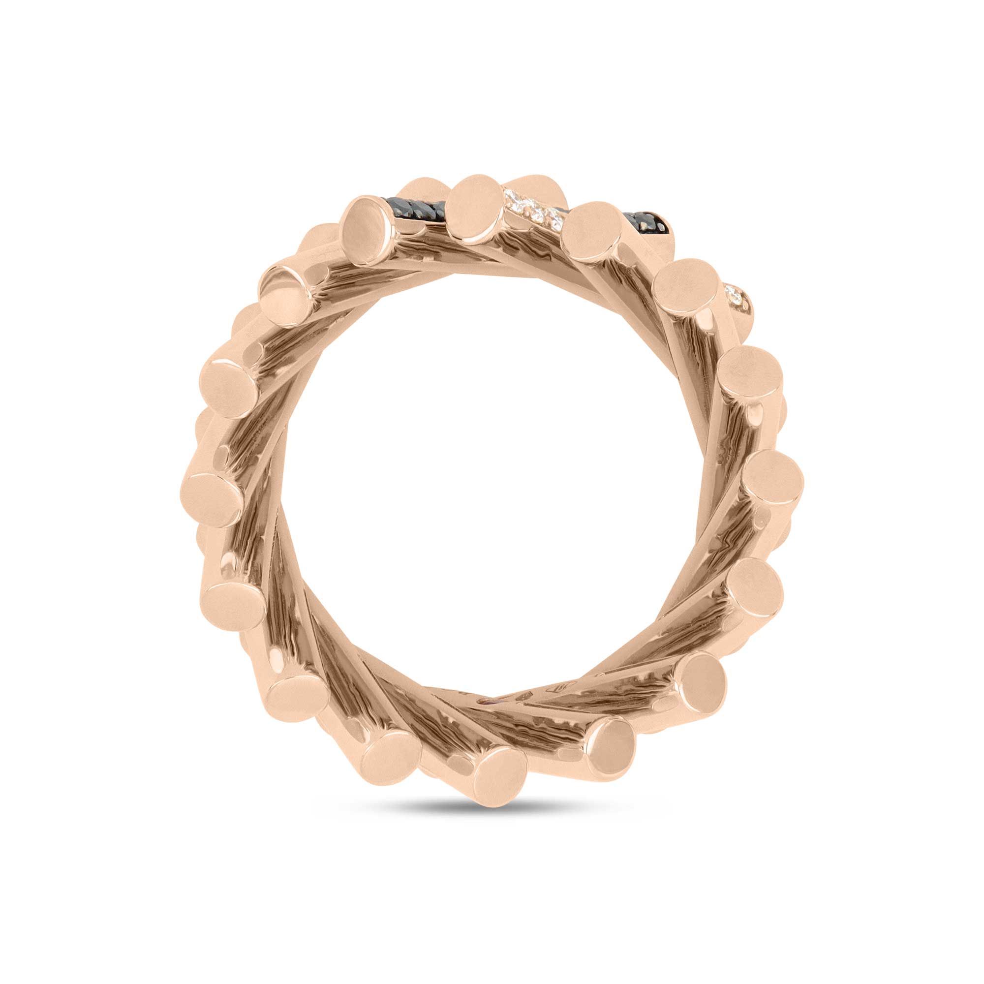 DOMINO RING WITH DIAMONDS - Image 4