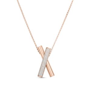 DOMINO PENDANT WITH DIAMONDS