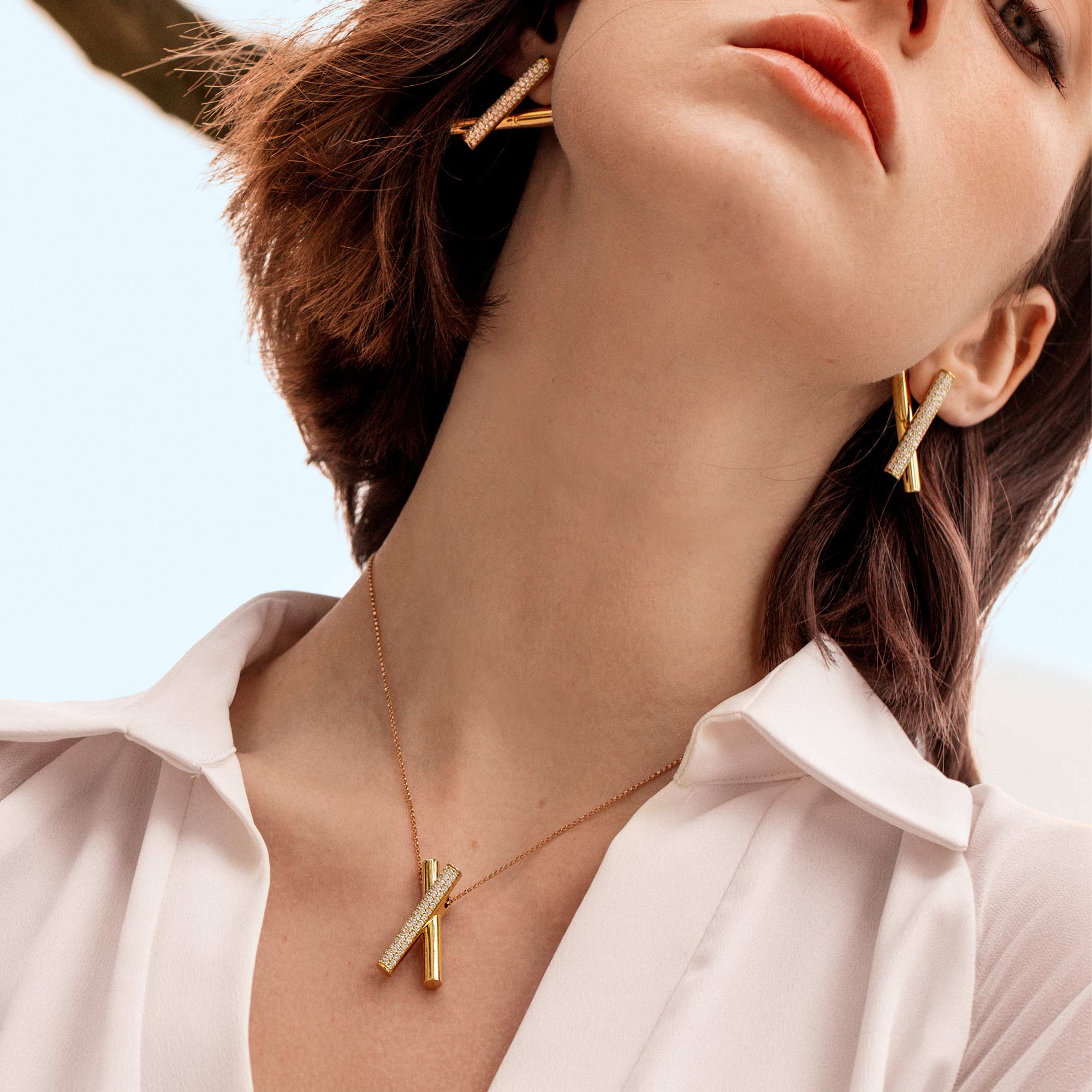 DOMINO PENDANT WITH DIAMONDS - Image 2