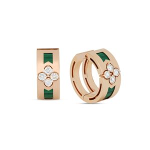 LOVE IN VERONA EARRINGS WITH MALACHITE