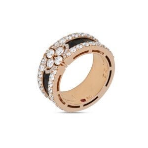 LOVE IN VERONA RING WITH BLACK JADE AND DIAMONDS