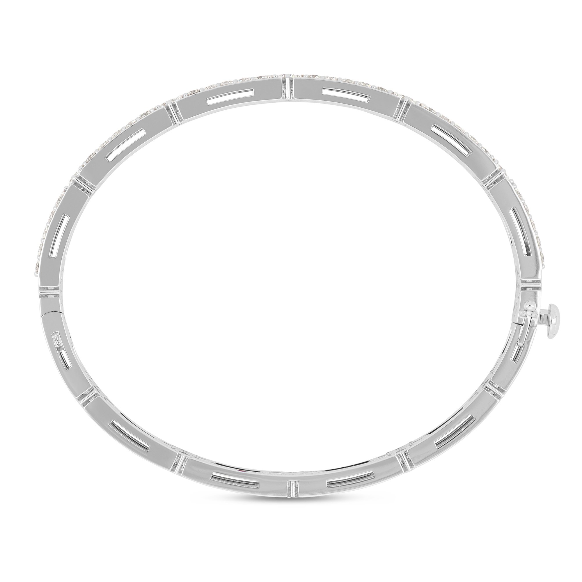 LOVE IN VERONA BANGLE WITH DIAMONDS - Image 5