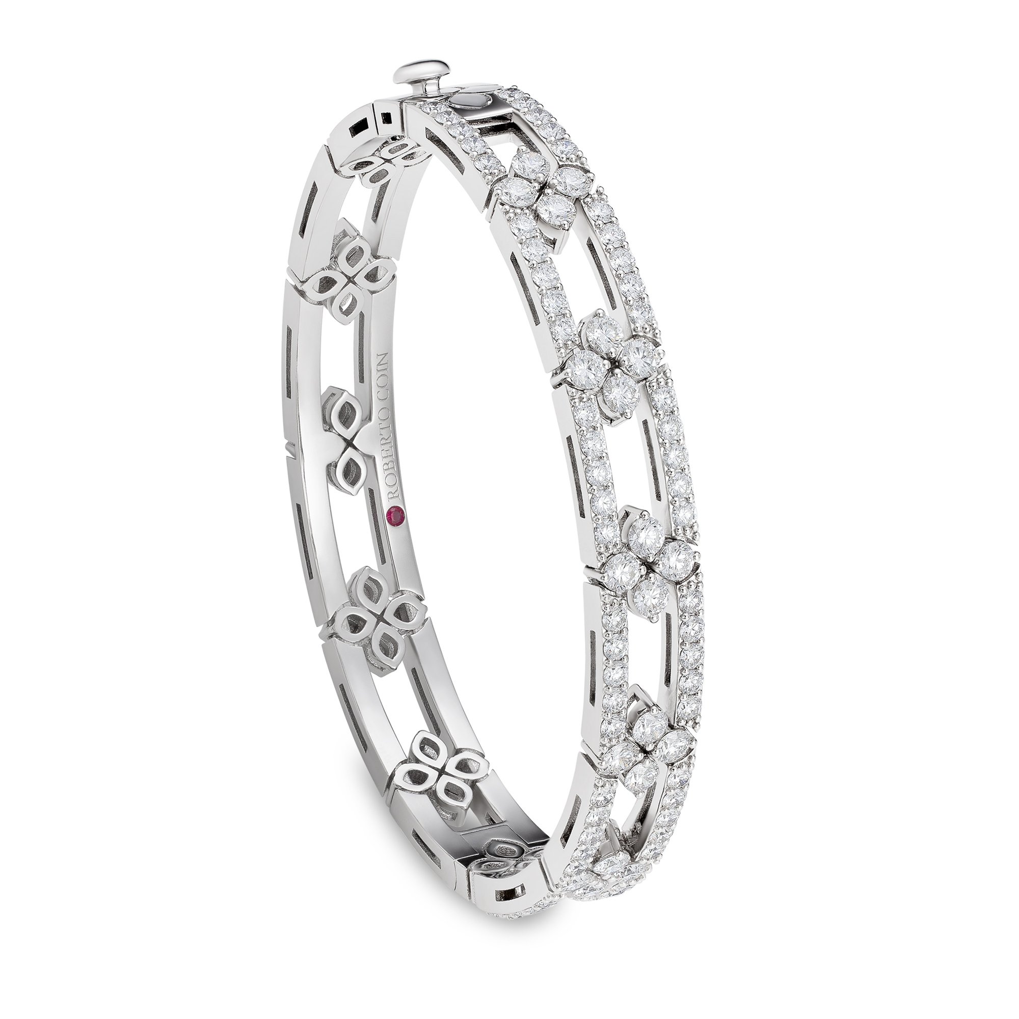 LOVE IN VERONA BANGLE WITH DIAMONDS - Image 3