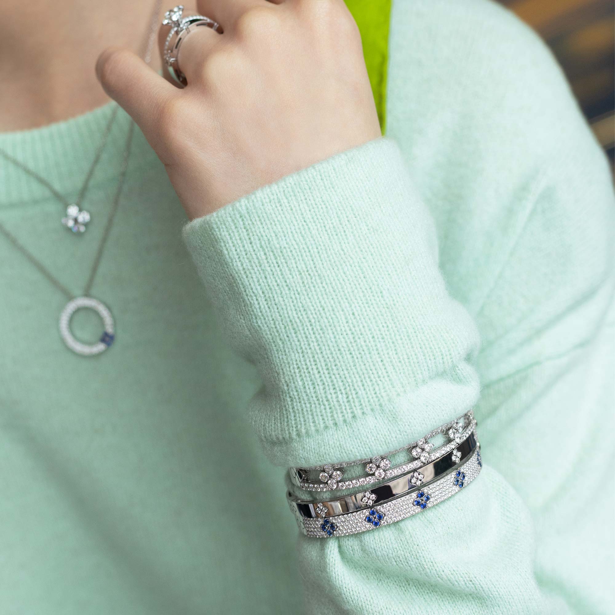 BRACELET SAPPHIRES LOVE IN VERONA - Image 2