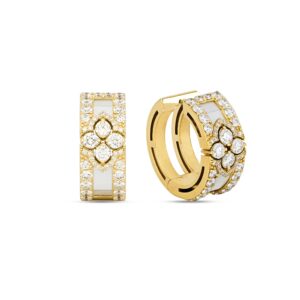 LOVE IN VERONA EARRINGS WITH MOTHER OF PEARL AND DIAMONDS