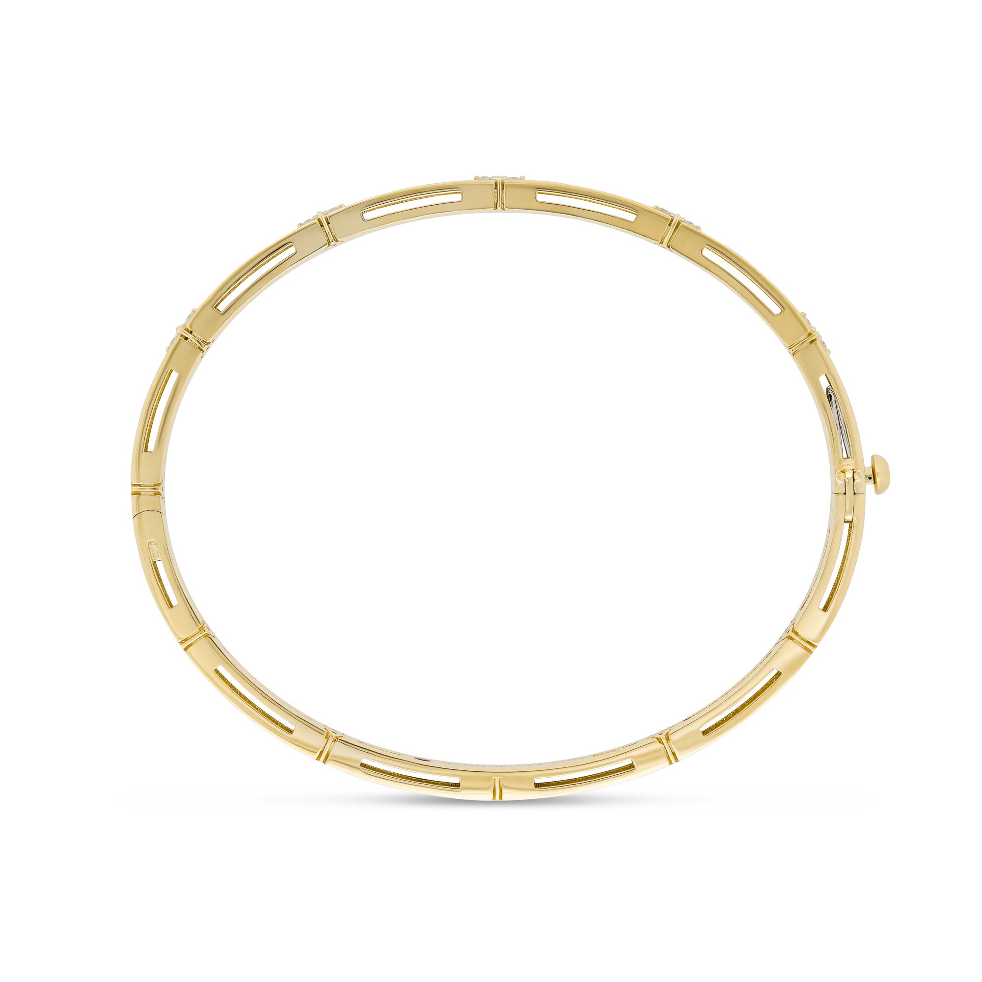 LOVE IN VERONA BANGLE WITH DIAMONDS - Image 4