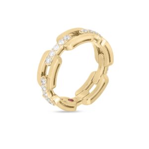 NAVARRA RING WITH DIAMONDS