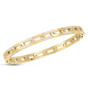 NAVARRA BANGLE WITH DIAMONDS