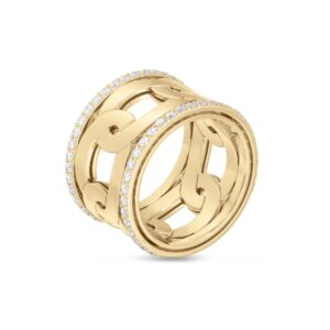 NAVARRA RING WITH DIAMONDS