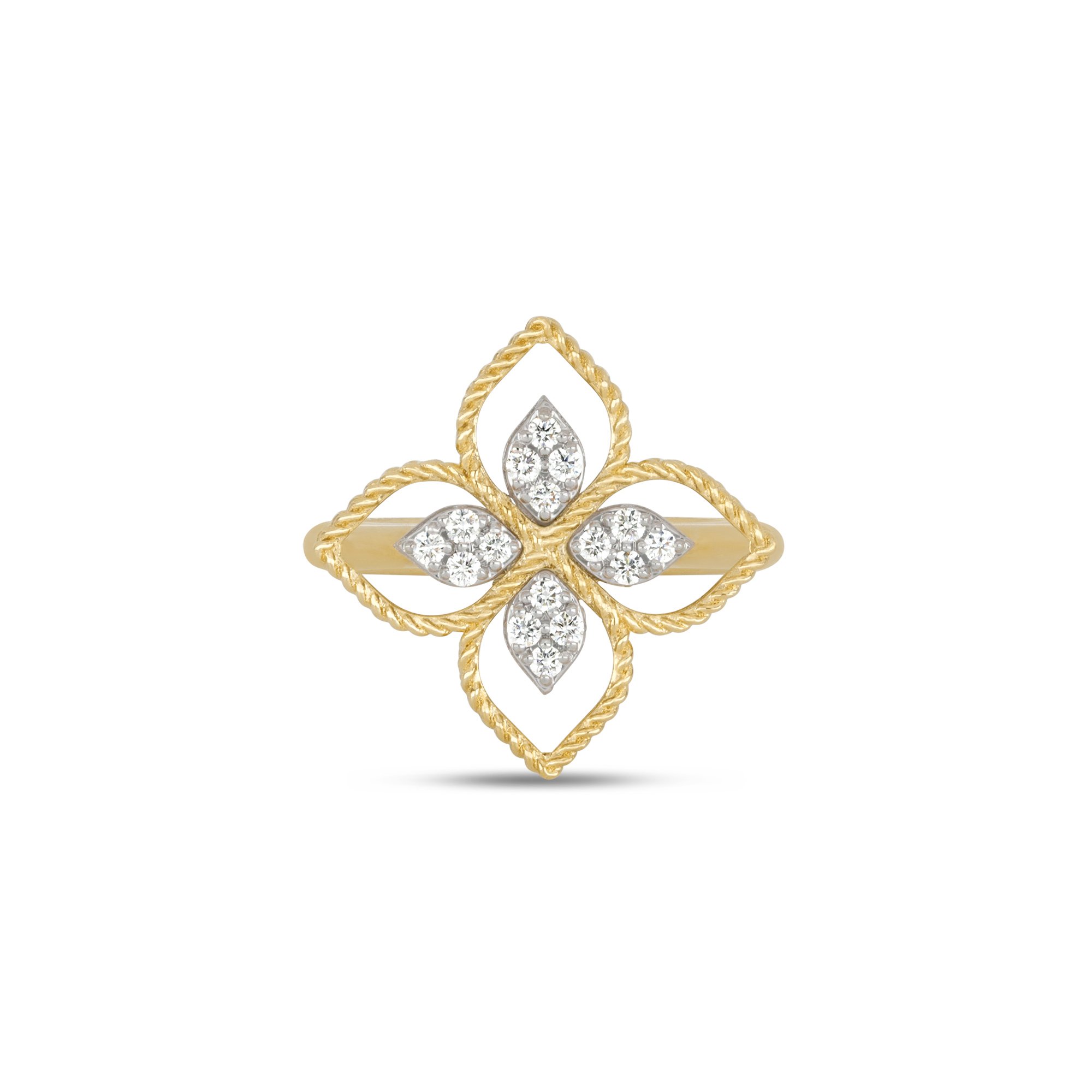 PRINCESS FLOWER RING WITH DIAMONDS - Image 2