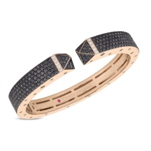 SAUVAGE PRIVÉ BANGLE WITH BLACK DIAMONDS